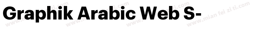 Graphik Arabic Web S字体转换